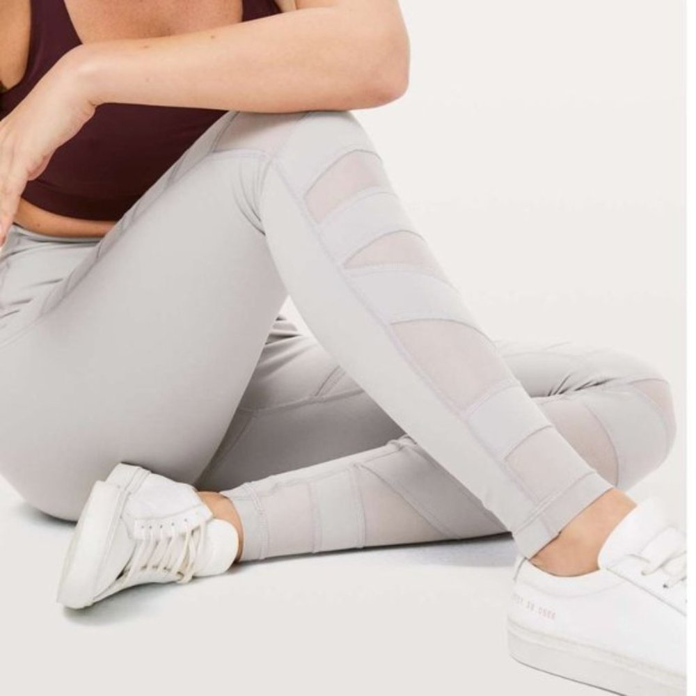 Lululemon Wunder Under (High-Rise) Mesh 28"  Sz 8